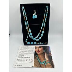 Stauer Jasper Treasure Necklace Set - 3 Pieces - Necklace - Bracelet - Earrings